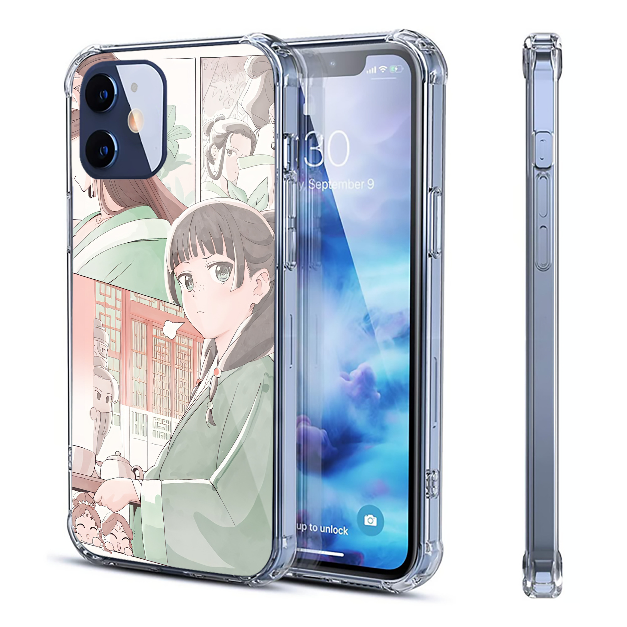 （画像用） 薬屋のひとりごと The Apothecary Diaries 【iPhone 12シリーズ対応】透明スマホケース（クリアソフトケース）